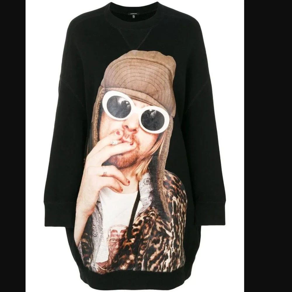 Rare Kurt Cobain x R13 Sweatshirt - Picture 2 of 3
